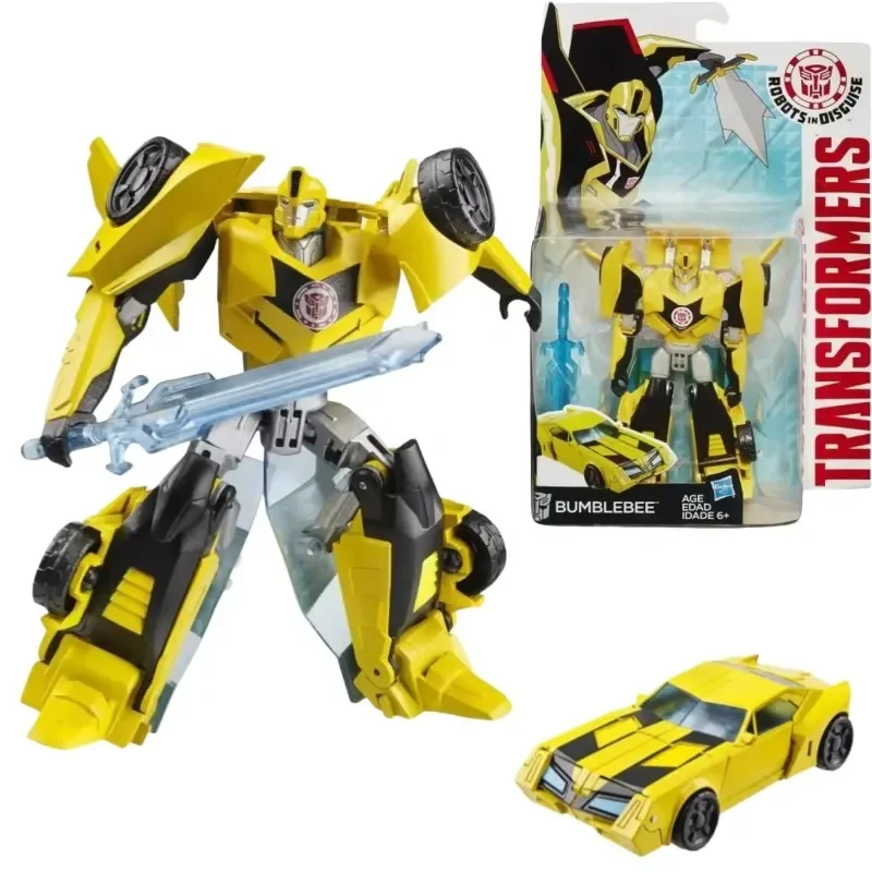 

In Stock Original TAKARA TOMY Transformers BUMBLEBEE Deluxe PVC Anime Figure Action Figures Model Toys