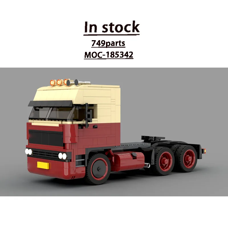 

MOC-185342 City New Model Freight Semi-Trailer Truck Building Blocks 749 Parts Boys Children's Birthday Building Block Toy Gift