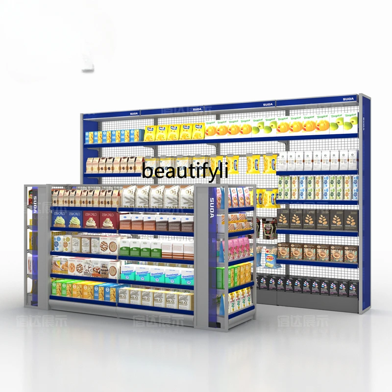 Shelf Display Shelf Convenience Store Display Cabinet Snacks Single Double Sided Multi-layer Shelf