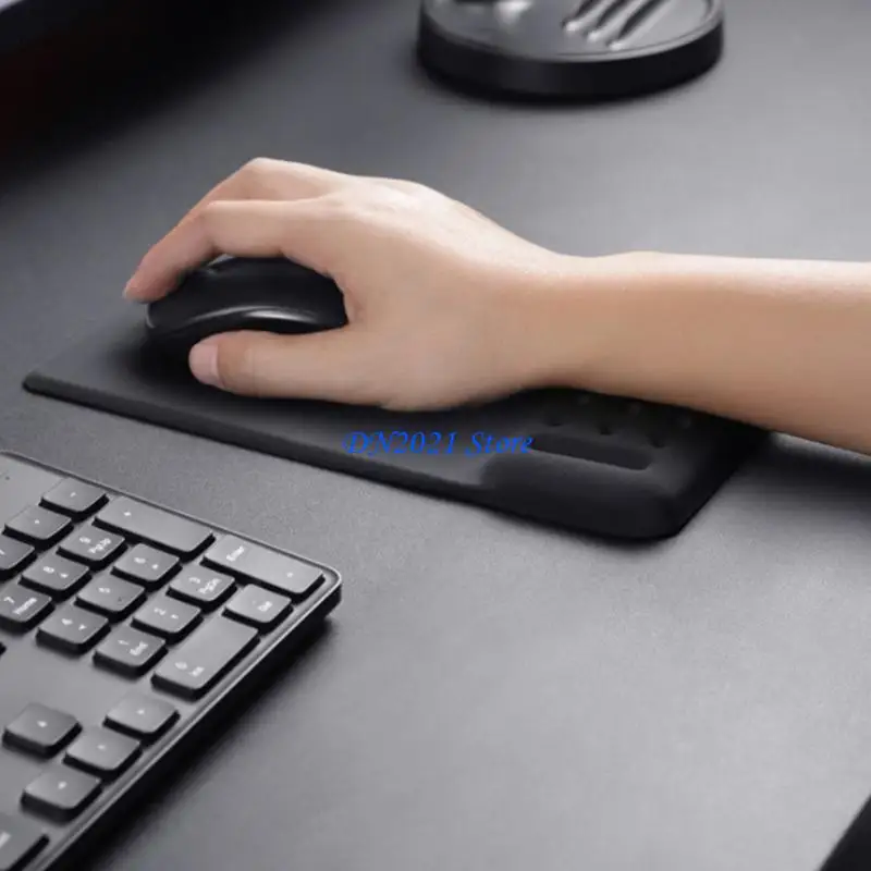 

F3KE Мягкая поддержка, эргономичный изогнутый коврик для мыши, подставка для запястий, минимизирующая дискомфорт рук в офисе