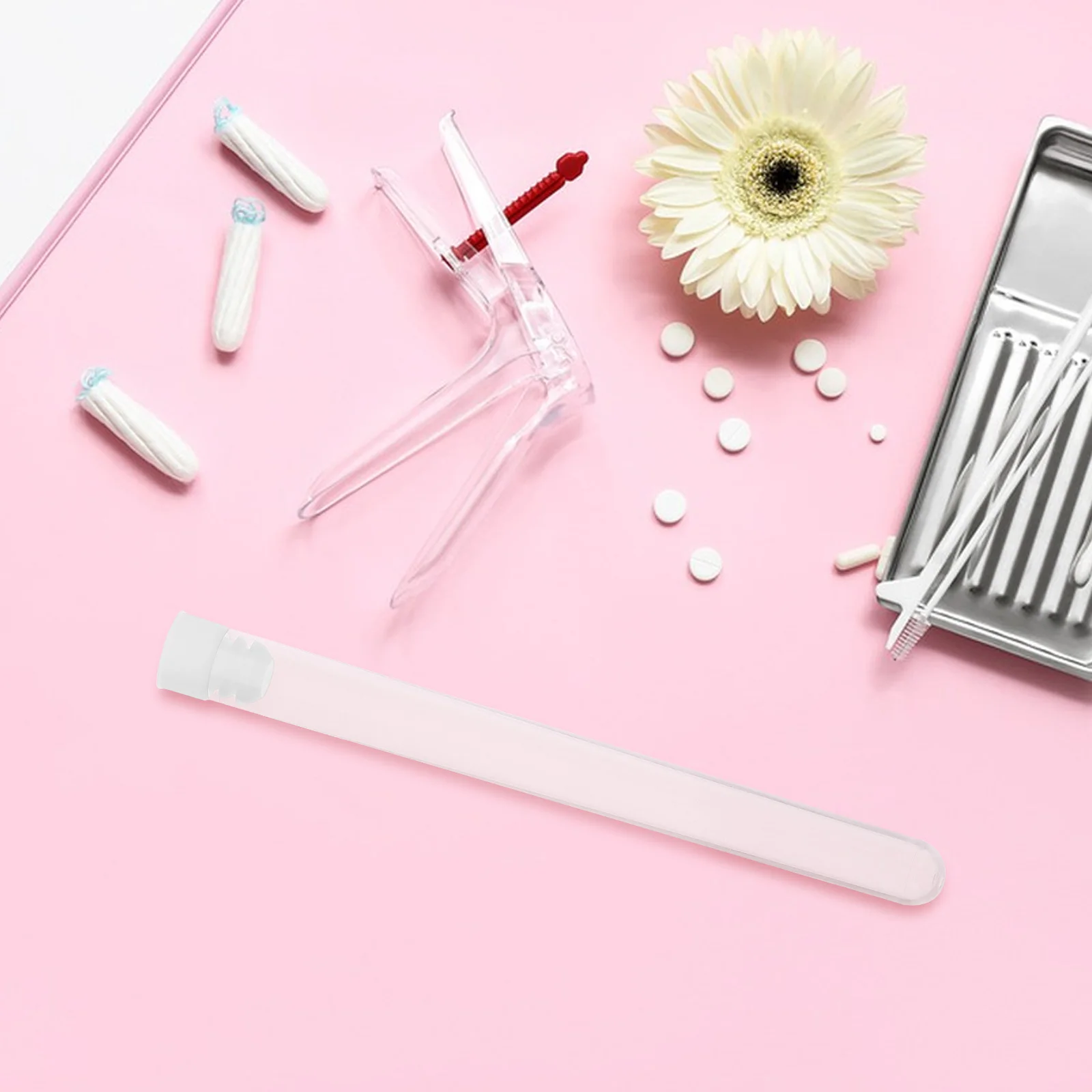 

50Pcs Clear Plastic Test Tubes 16x1.6cm for Sample Storage Jewelry Candy Salts Travel Daily Use Plastic Vials with Caps