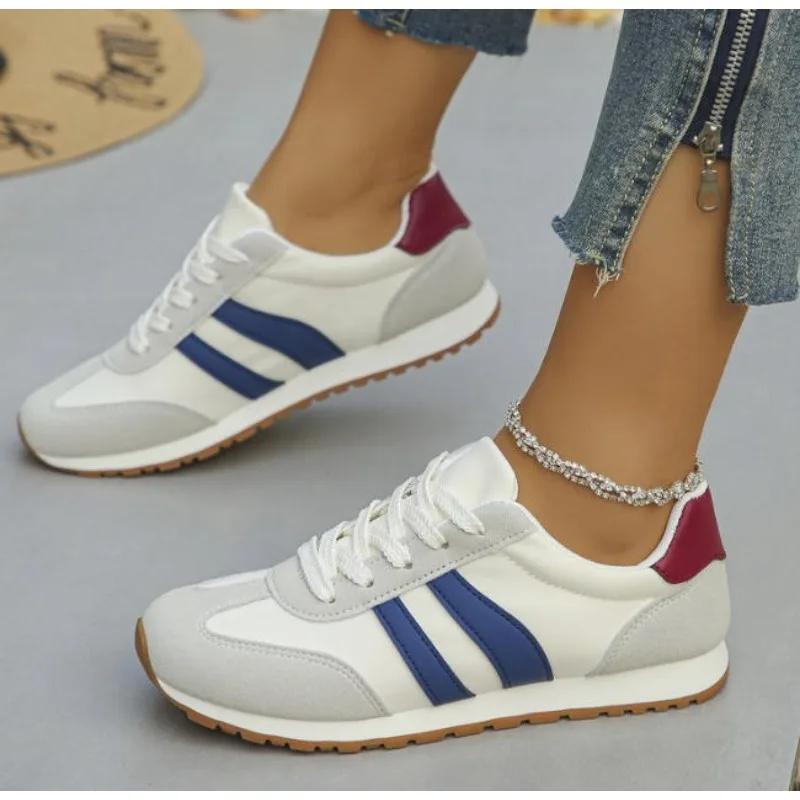 New Casual Vulcanize Shoes Fashion All-match Running Shoes Breathable Cloth Surface Sports Women's Shoes Zapatos De Mujer