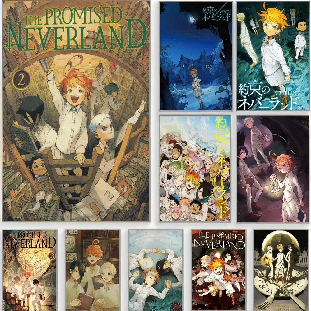 The Promised Neverland Poster Classic Wall Art  Home Decor  Peel and Stick Unframed
