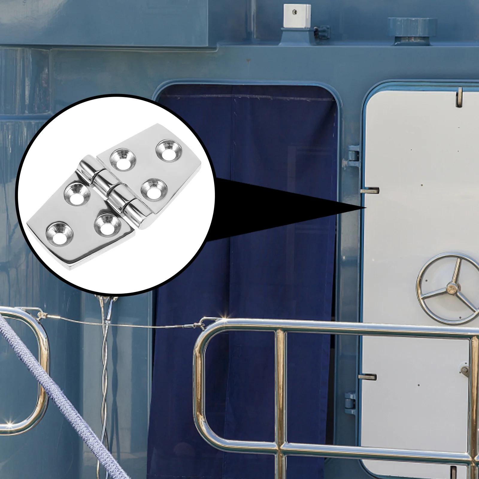 

Stainless Steel Hinge Durable Camper Door Hinge Rv Travel Trailer Door Heavy Duty Hardware Accessories Rv Accessories