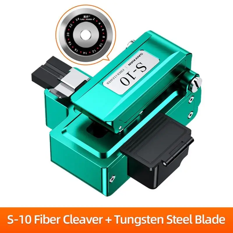 652F Professional Stepping Fiber Opticals Cleaver For 0.25mm To 3.0mm Cables 48000 Cut Life