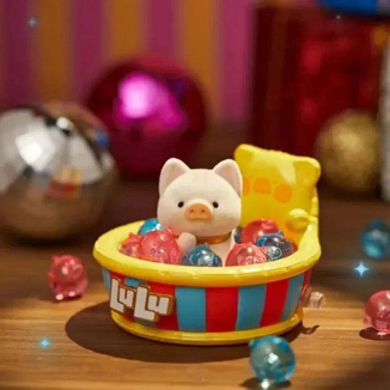 

Lulu Pig Happy Hour Series Blind Box Toys Doll Cute Anime Action Figure Ornaments Figurines Dolls Desktop Home Decor Collectible