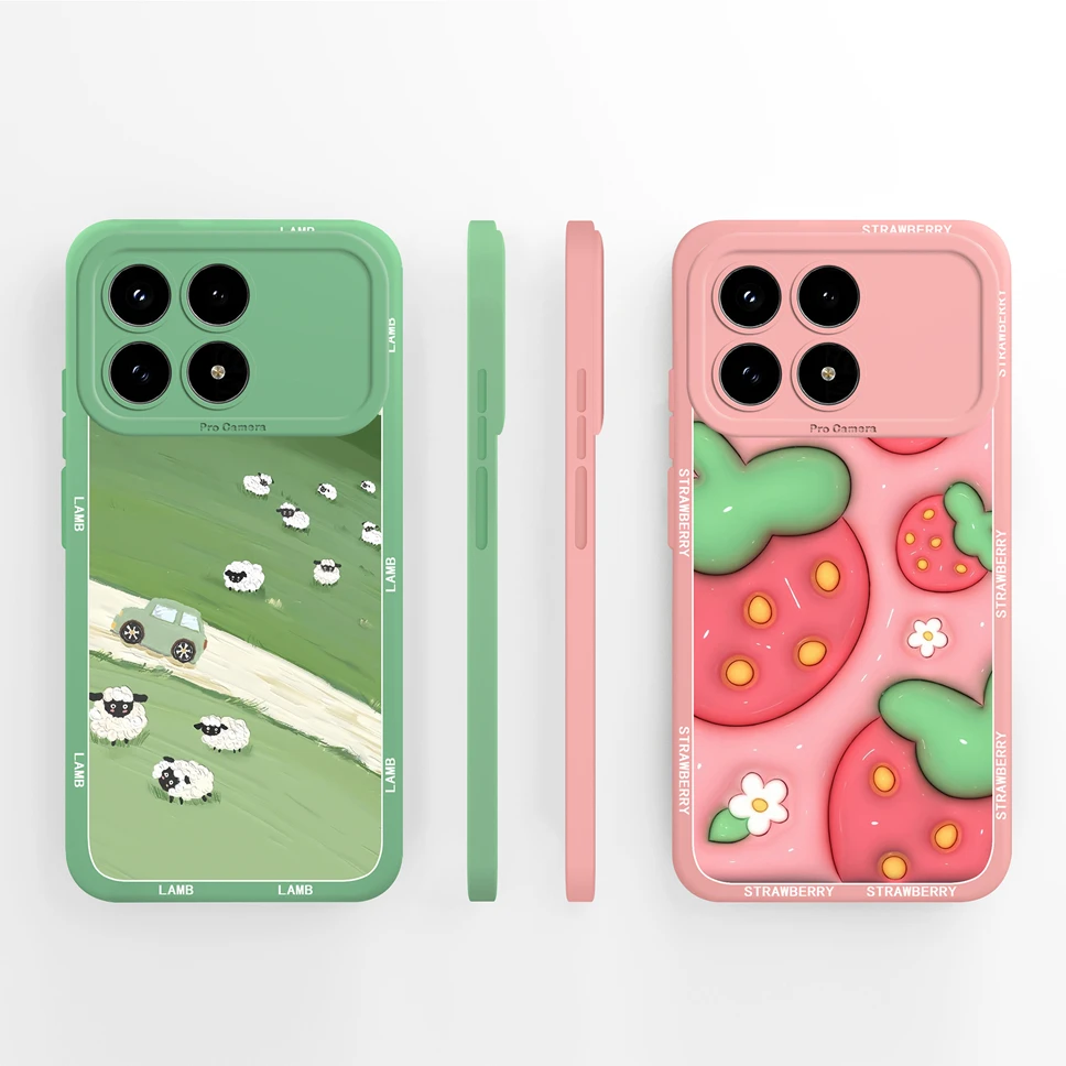 ل Xiaomi Poco F8 Pro F8 الترا جراب هاتف جميل القط الدب الكرتون لينة السائل سيليكون الوفير ل Poco F 8 برو غطاء مقاوم للصدمات #3