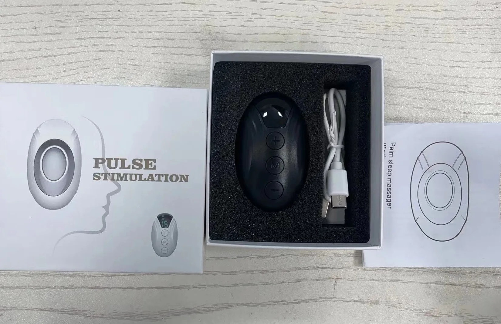 Handheld slaaphulpapparaat Verlicht slapeloosheid Instrument Helpt bij de slaap Nachtangst Therapie Ontspanning Overdrukontlasting Slaapapparaat