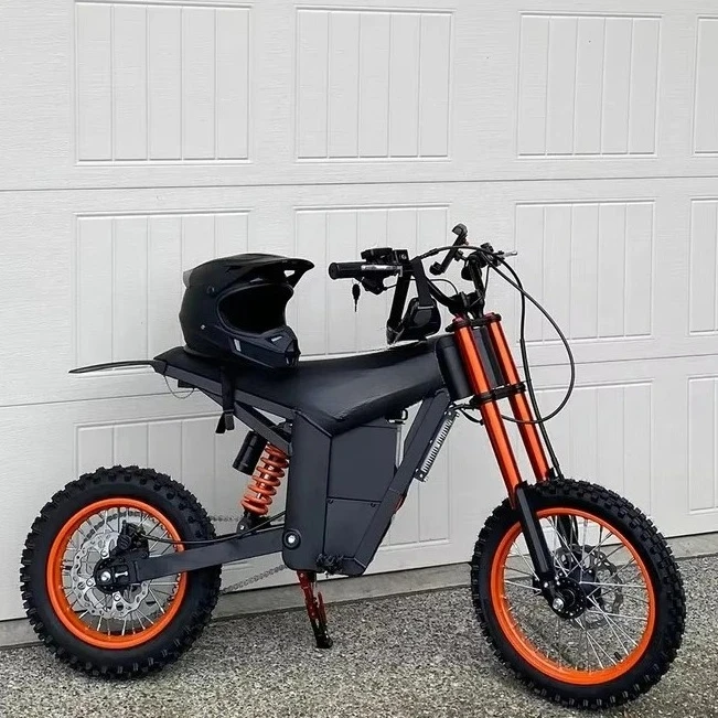 Electric-Dirt-Bike 14"/12" Tire 2000W Electric-Motorcycle with 48V 21AH Battery Ebike