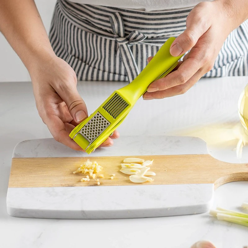 Prensa de ajo multifuncional 2 en 1, exprimidor de verduras para triturar, herramienta de cocina casera