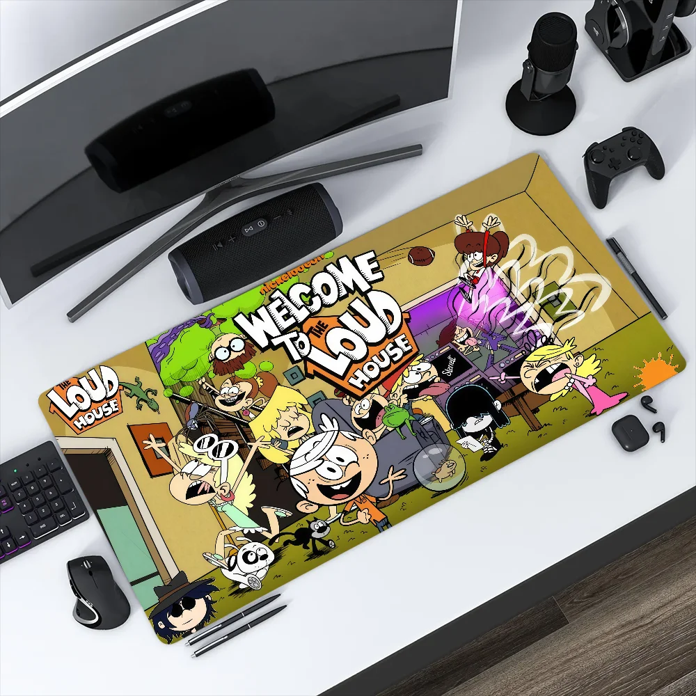 House Mouse Pad MousePad Non-slip Lockedge Office Student Gaming Thickened L-Loud Adventure Large Writing Pad Cartoon Cushion
