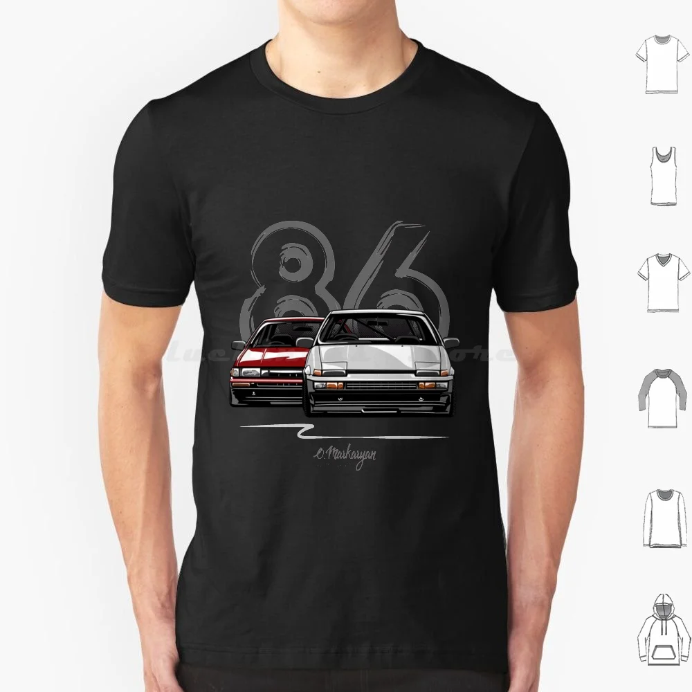 Ae86 Hachi Roku Essential T-Shirt T Shirt Big Size 100% Cotton Ae86 Hachi Roku Essential Ae86 Hachi Roku Trueno Drift Corolla