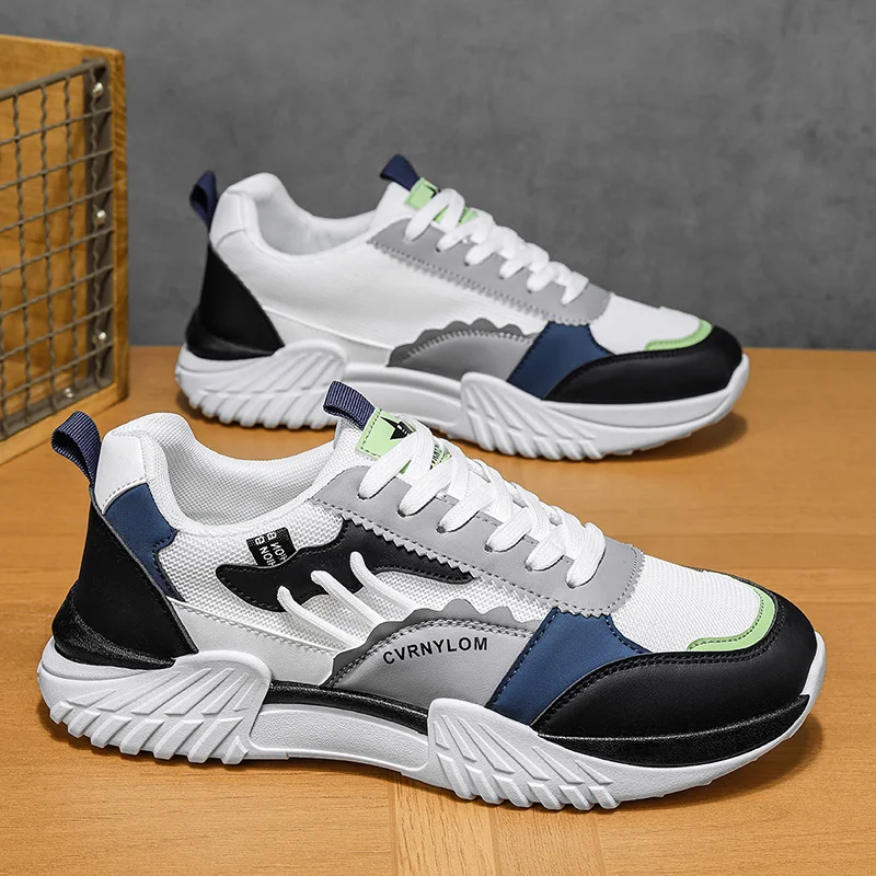Men Luxury Sneakers Sports Shoes Chunky Men Casual Sneakers Comfortable Breathable Trend Designed Personality Shoes Moccasins