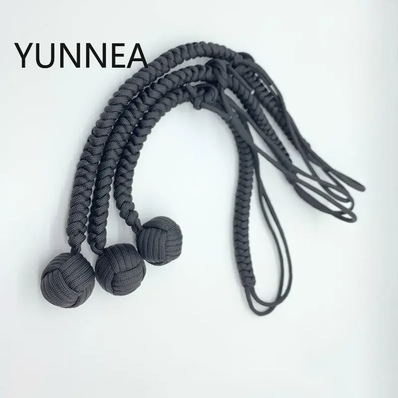DIY Monkey Fist Whip Bracelet, Outdoor EDC Self Defense Rope, Steel Ball Broken Window Breaker, Personal Safety Keychain Tools, 1Pc