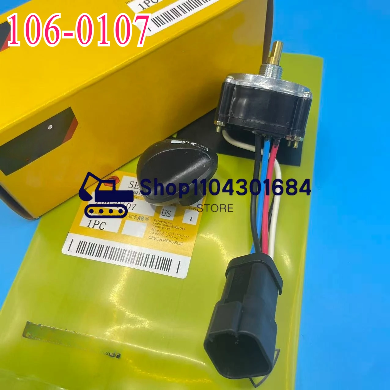 106-0107 E320D E320B E320C E312 E365B Excavator Throttle Knob Rotary Switch 1060107