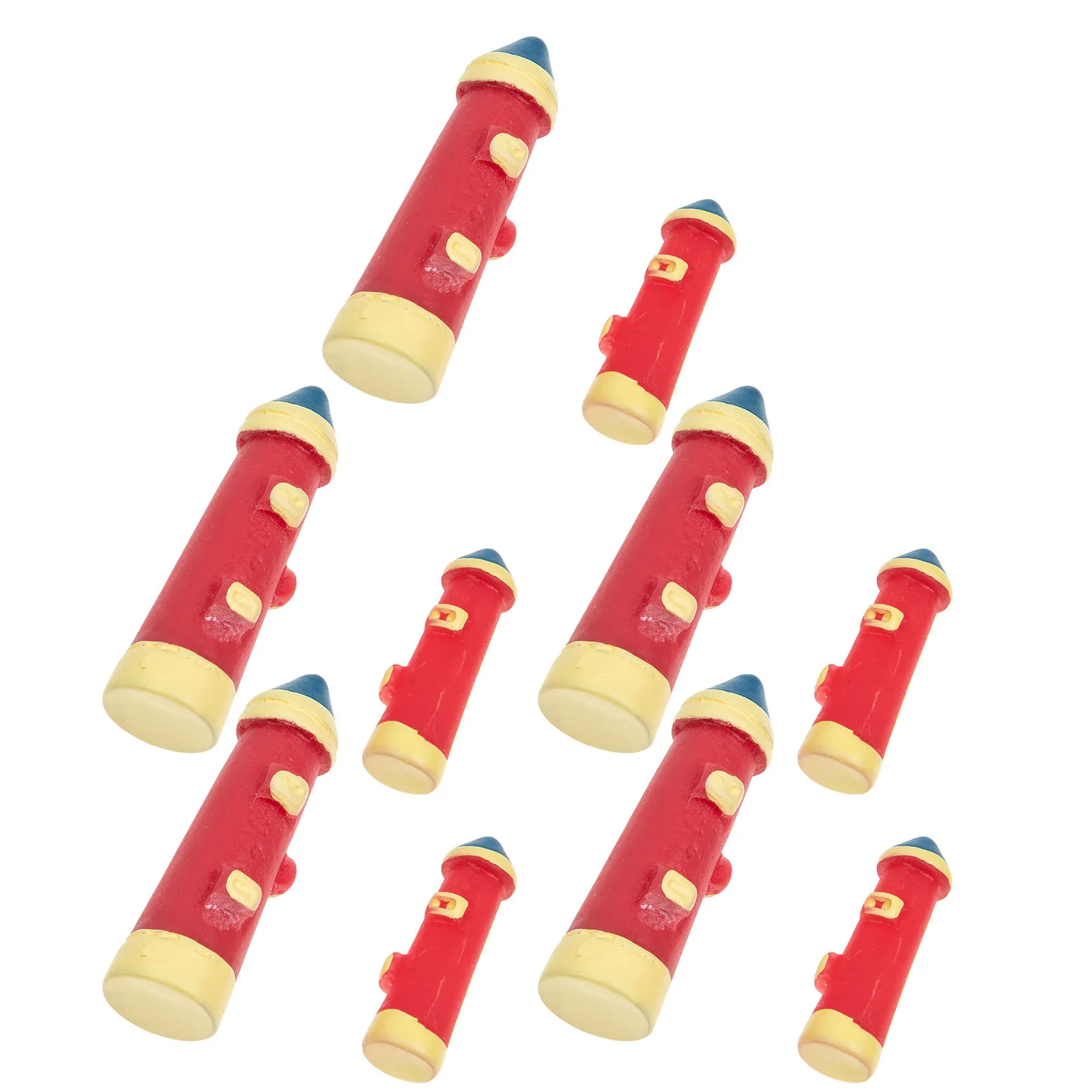 

10 Pcs Resin Lighthouse Decor Miniature Beacon Model Home Garden Bonsai Accessories Stylish Desktop nament Practical Durability