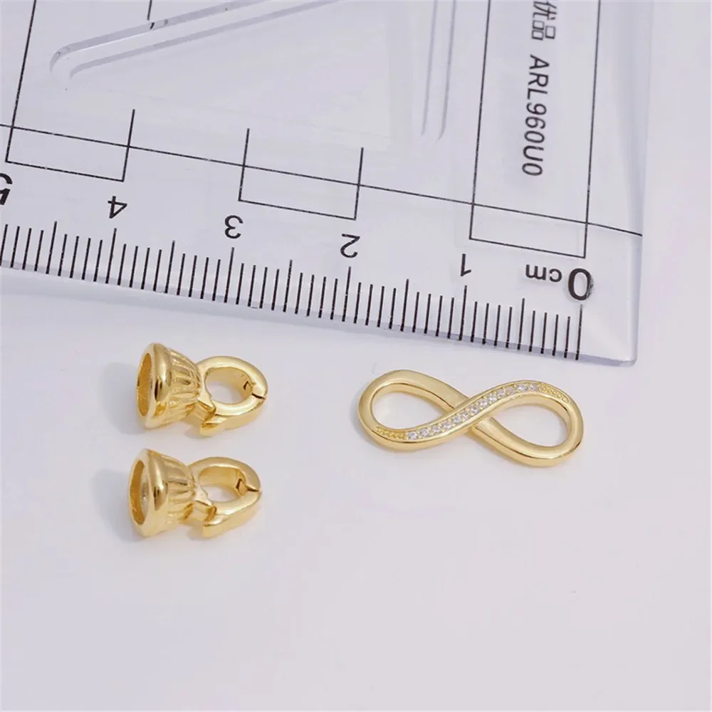 

Ювелирная застежка из стерлингового серебра 925 пробы для DIY ожерелья, браслета, ювелирных изделий, соединительный крючок, серебряные застежки 925, принадлежности для рукоделия