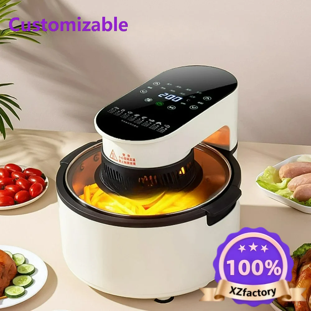 Factory Direct 2026 Top 2025 New Visible Air fryers Household Touch Screen Air Fryer Multi-function Intelligent Oil-free