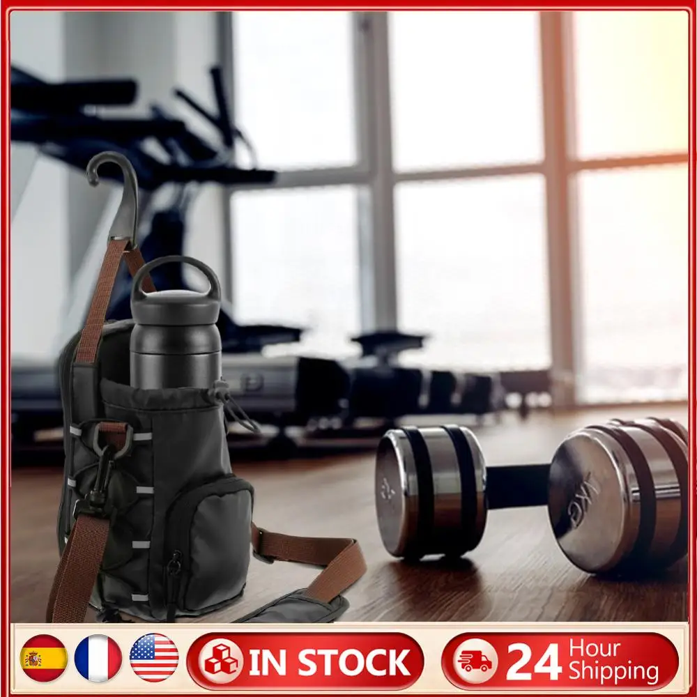 

Магнитная нагрудная сумка для спортзала с держателем для бутылки с водой, сумка через плечо для спортзала, сумка для переноски бутылок для спортзала, спортивных путешествий, ручная кладь