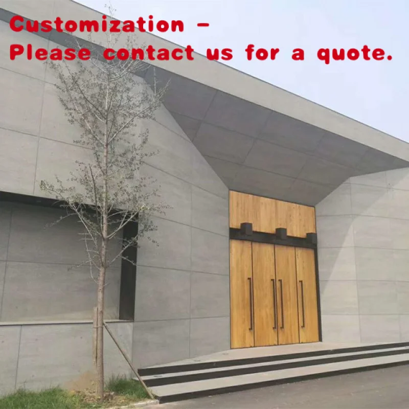 custom.Fireproof Color-Through Fibre Cement Sheet Cladding Exterior Wall Outdoor Mall Hotel Curtain Wall Product
