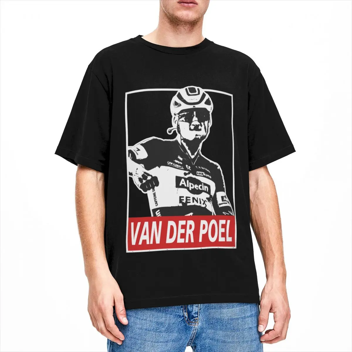 Mathieu Van Der Poel Merchandise T Shirt Men Women MVDP Celebration Gesture Casual Pure Cotton Tee Shirts All Seasons Clothes