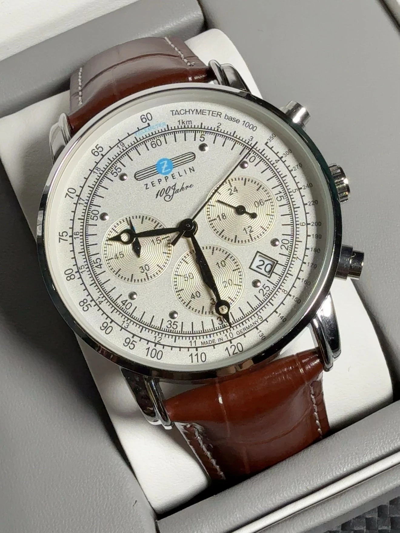 Jam Tangan Fashion Baru Zeppelin Airship Otomatis Tanggal Versi Kenang-kenangan Hadiah Jam Tangan Pria Retro Bisnis Santai