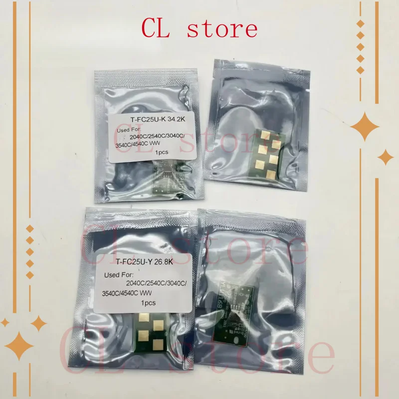 10 مجموعات TFC25 T-FC25 خرطوشة الحبر إعادة تعيين رقاقة توشيبا E-Studio 2040C 2540C 3040C 3540C 4540 2540 3040 3540 4540 #2