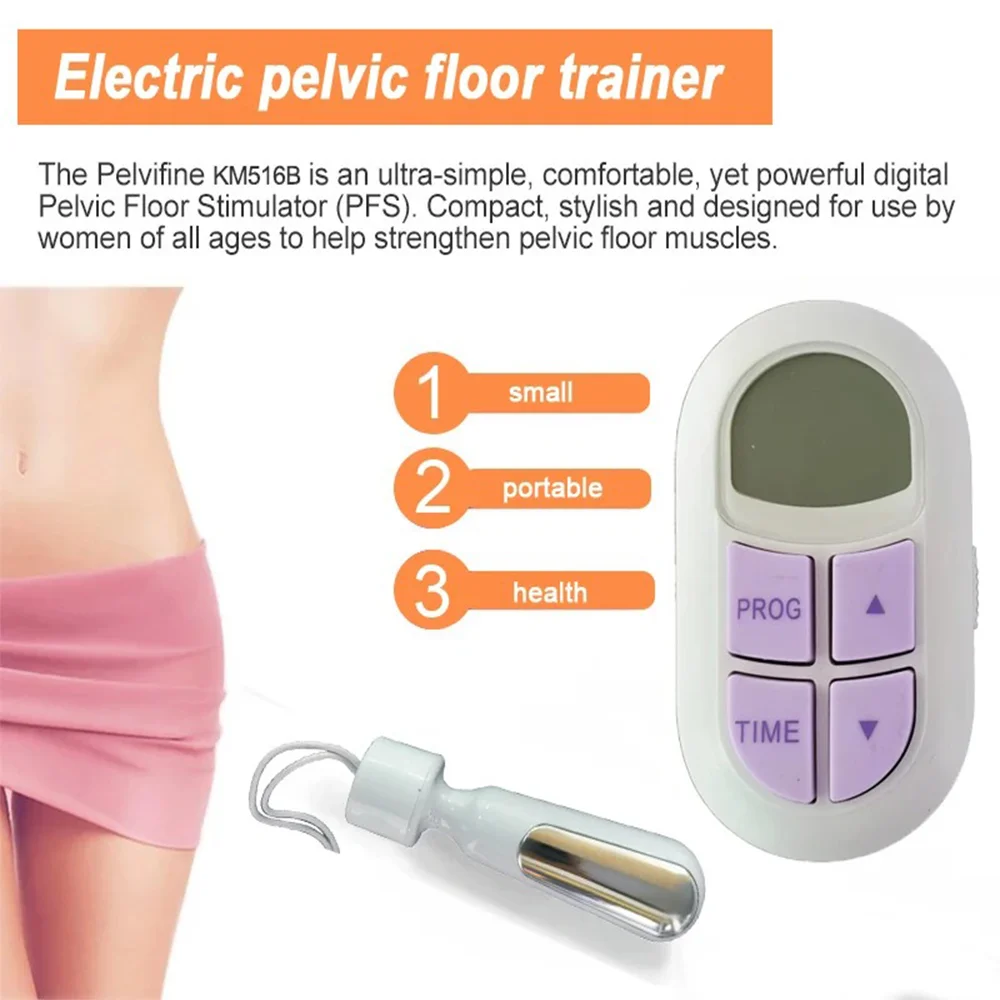 Biofeedback EMG Pelvic Muscle Electrical Trainer Kegel Exerciser Incontinence Therapy For Women