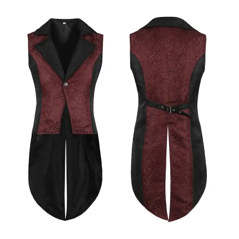 Disfraz Medieval para hombre, chaleco Formal Vintage para hombre, disfraz de halloween, Edad Media transfronteriza, Faion Wi, recién llegado