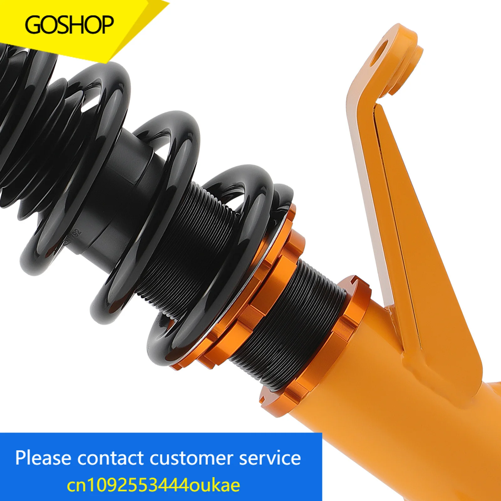 Adjustable Full Length Coilover Shock Absorber Kit Suspension Replacement Parts for 2001-2005