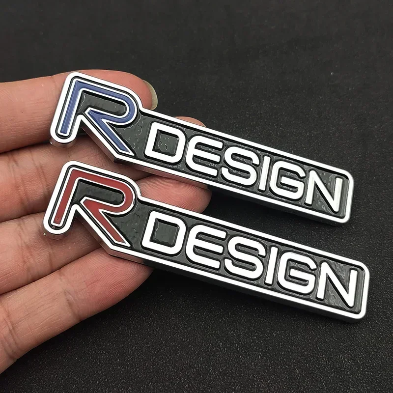 

3d металлическая эмблема R DESIGN, передняя решетка автомобиля, логотип для Volvo V40 CX60 C30 V70 V60 V50 S60 V90 R, дизайнерская наклейка Rdesign, аксессуары