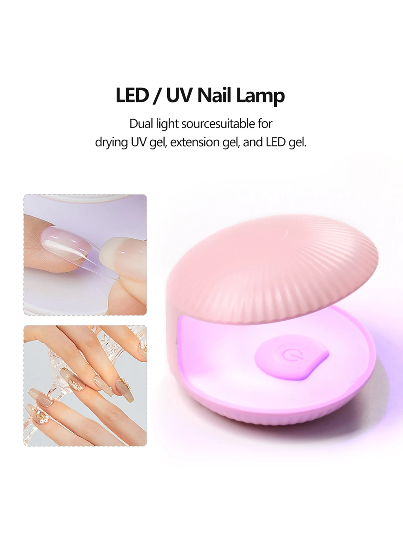 LINMANDA-Lâmpada para unhas profissional com cabo USB, fototerapia, ferramenta de manicure, mini pectinida, LED UV, 18W