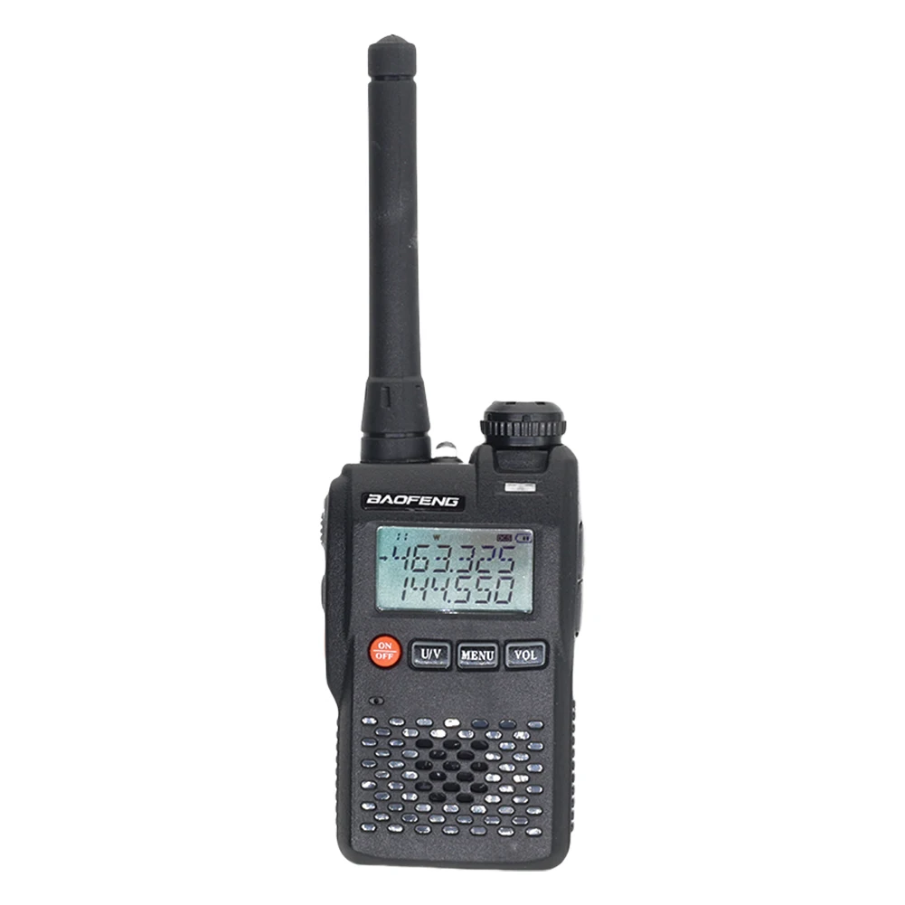 Baofeng UV-3R Walkie Talkie 136-174MHz & 400-470MHz Pocket Walkie Talkie Dual Display Ham FM Transceiver 99 Channel VOX