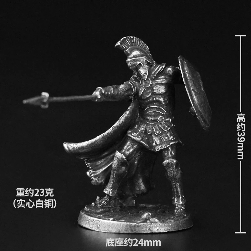 Military Sparta Guardians Knight Warrior Model Miniature Gifts for Men Armor Action Figure Warring Warrior Archer Decoration Toy