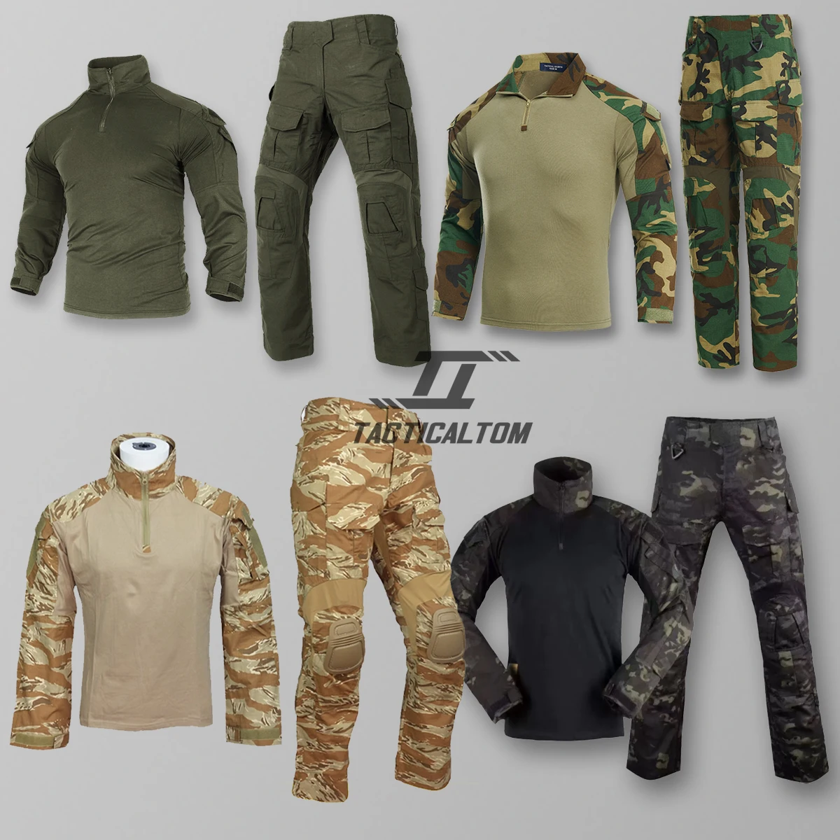 

G3 Frog Suit GEN3 Tactical Combat Army Fan Training Suit Outdoor Sports Breathable and Wear resistant Special Warfare Suit Black