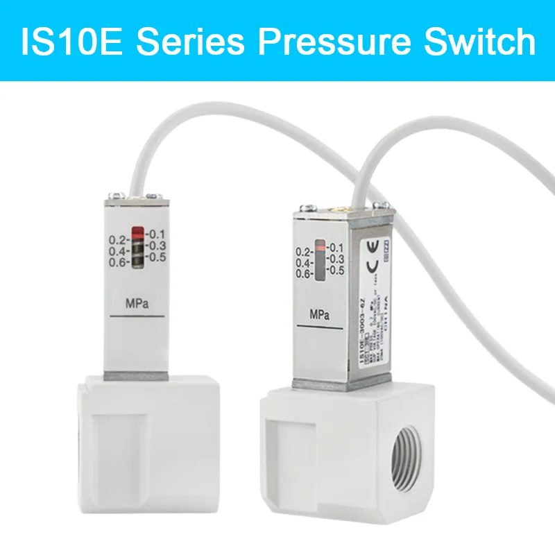 

SMC Type IS10E Series Pressure Switch Integrated Pressure Switch IS10-01S-L/6/Z IS10M-40-6/L/6L/Z/6Z Pneumatic Sensor