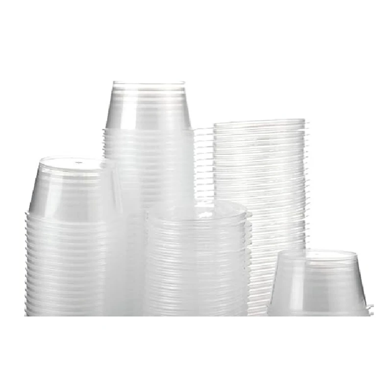 

200 Sets Disposable Portion Cups With Lids 40Ml Airtight Souffle Cups Condiment Containers Shot Cups For Sauce