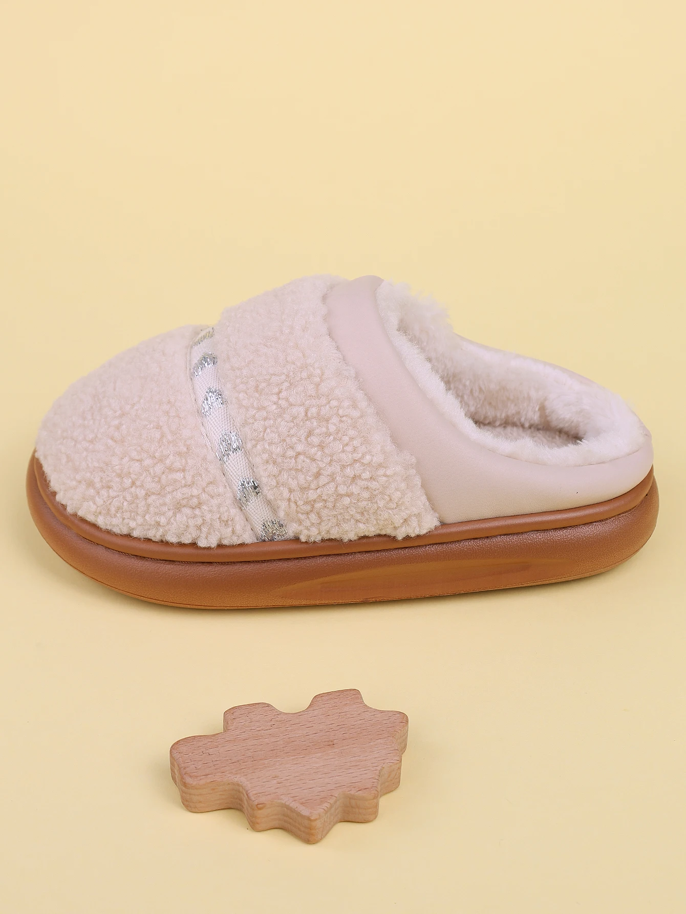 شباشب قطنية عصرية لزيادة الارتفاع للأطفال للفتيات، شباشب قطنية شتوية جديدة لعام 2025 شباشب قطنية دافئة ذات نعل سميك #2