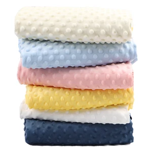 160x50 سنتيمتر لون صلبة 3D النقش لينة المخملية الاطفال النسيج للاطفال البطانيات ، الدمى أفخم ، الوسائد ، DIY القماش اليدوية TJ7286 أعلى 12 مبيعات 3D النسيج - No11