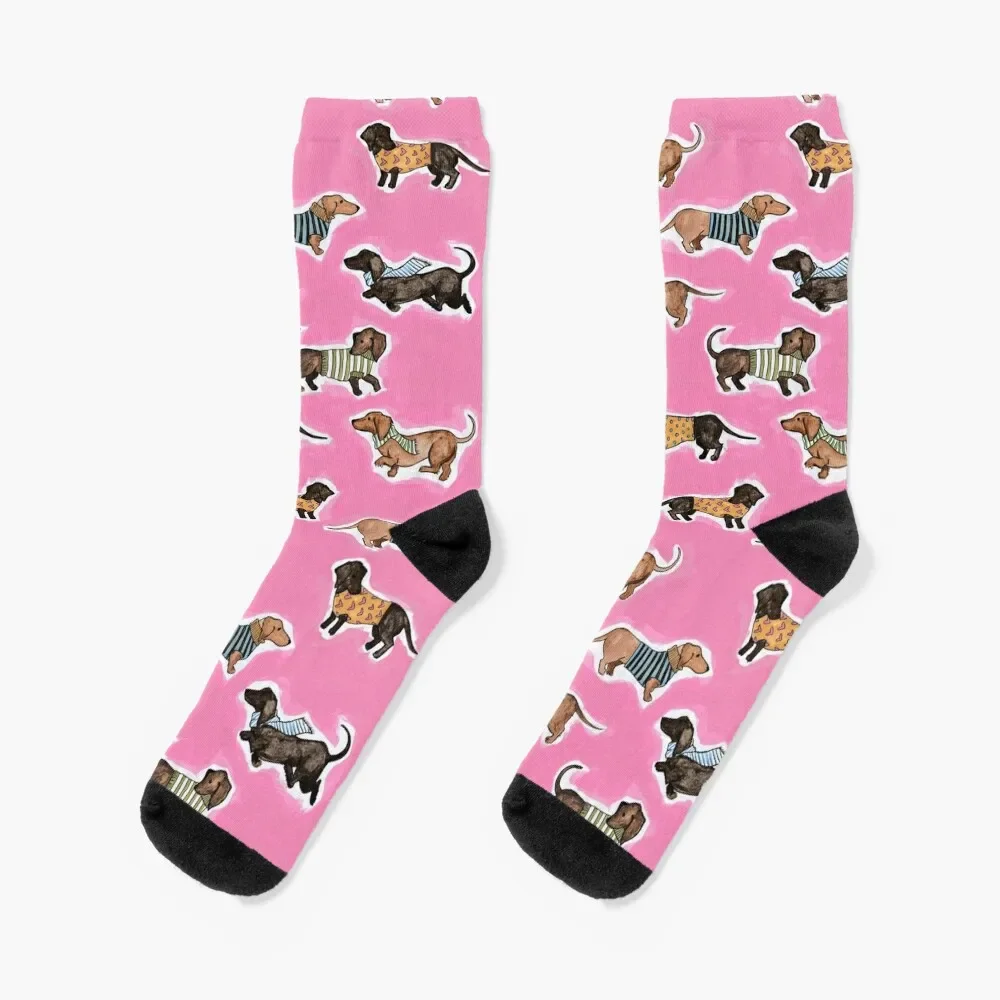 

Les Petits Wieners Socks with print Stockings Hiking boots Women's Socks Men's