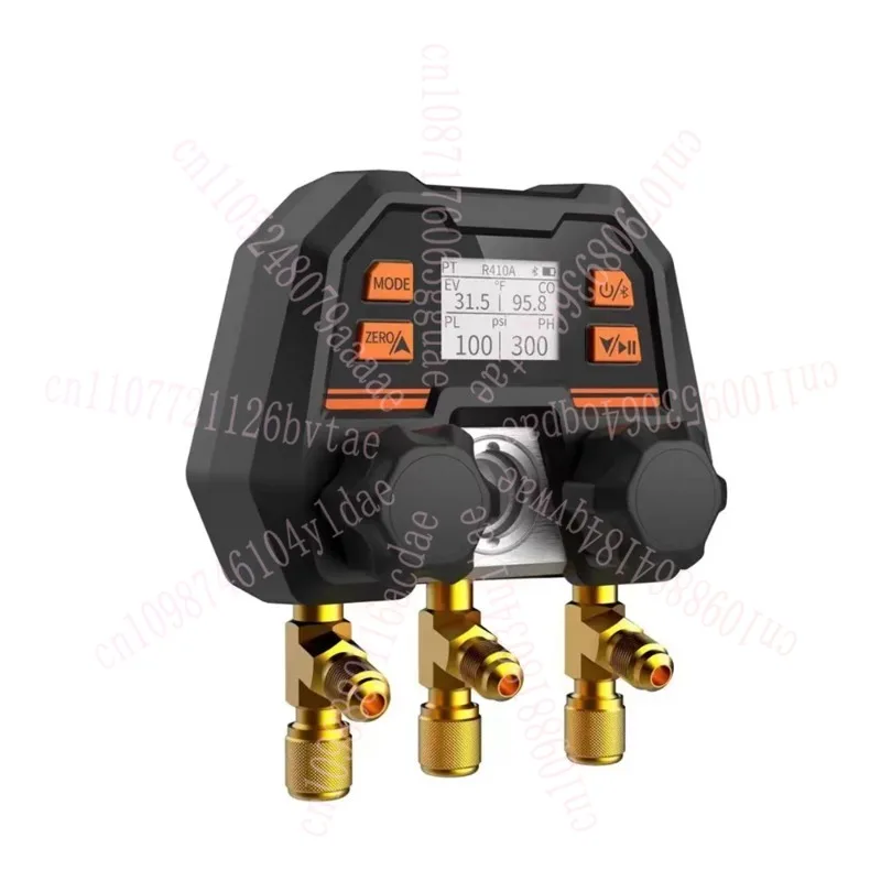 Bluetooth Wireless APP Digital Fluorine Adding Meter Automotive Air Conditioning Refrigerant Pressure Gauge 2025 NEW