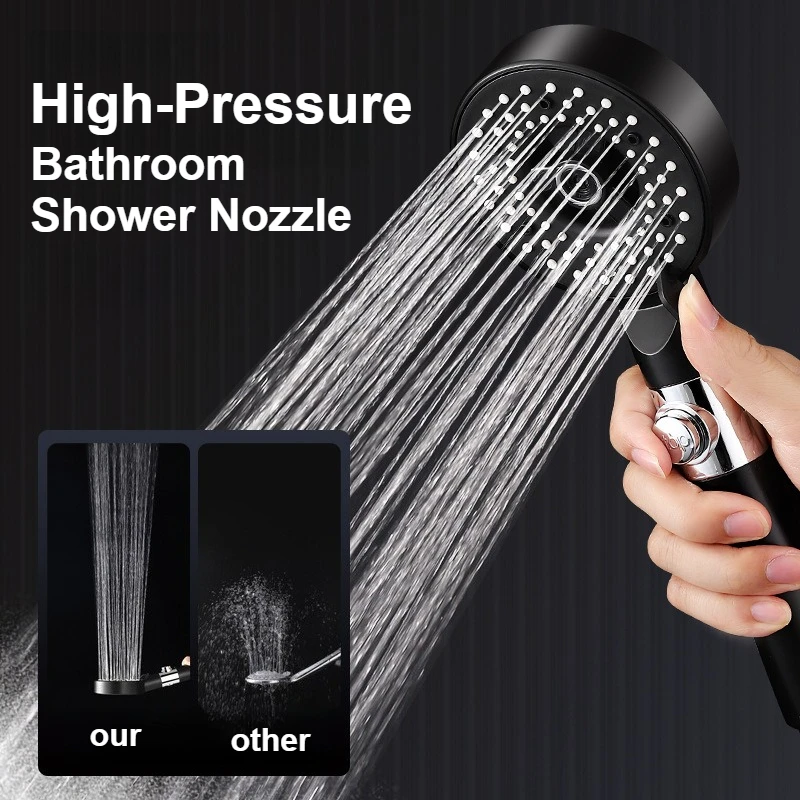 

Душевая лейка с 6 режимами распыления и фильтрацией, ручная, высоконапорная, водосберегающая, ударопрочная, для ванной комнаты