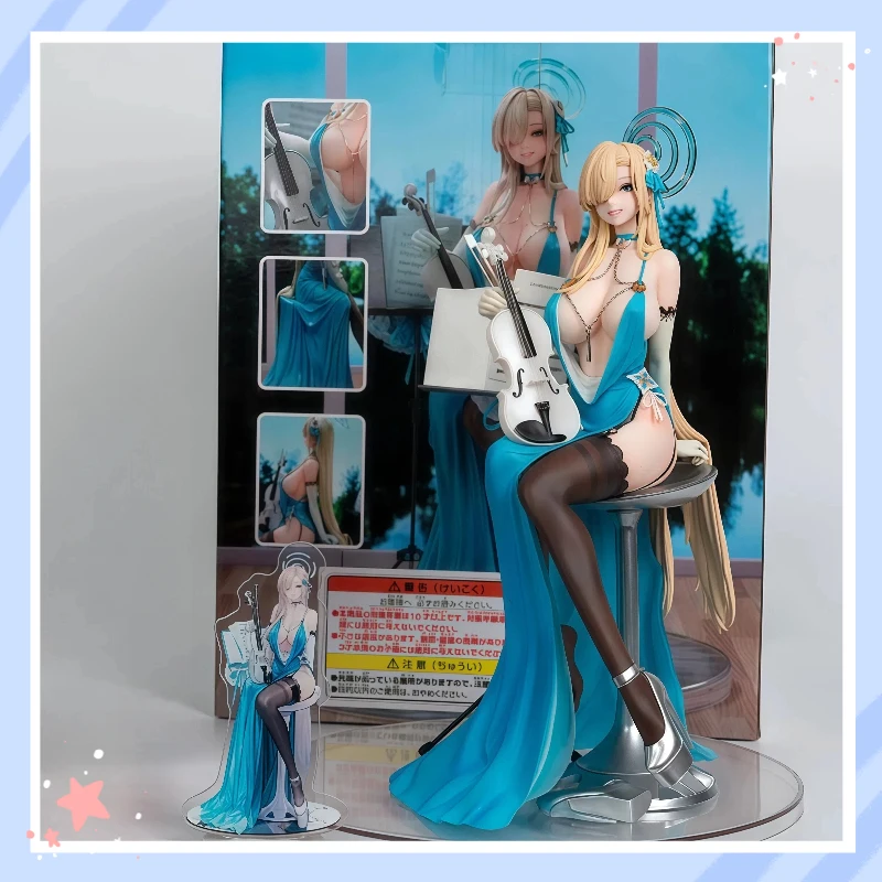 

Фигурка MRN Blue Archive Ichinose Asuna, 26 см, PVC, версия в платье, аниме-статуэтка с саксофоном, декор для рабочего стола, для фанатов аниме, в наличии