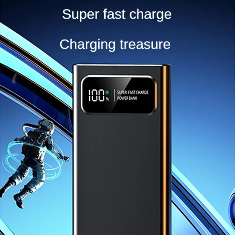 Mobile Power Supply Light Weight Convenient High Capacity Portable Fast Charging Lightweight Power Bank With Flash Charging