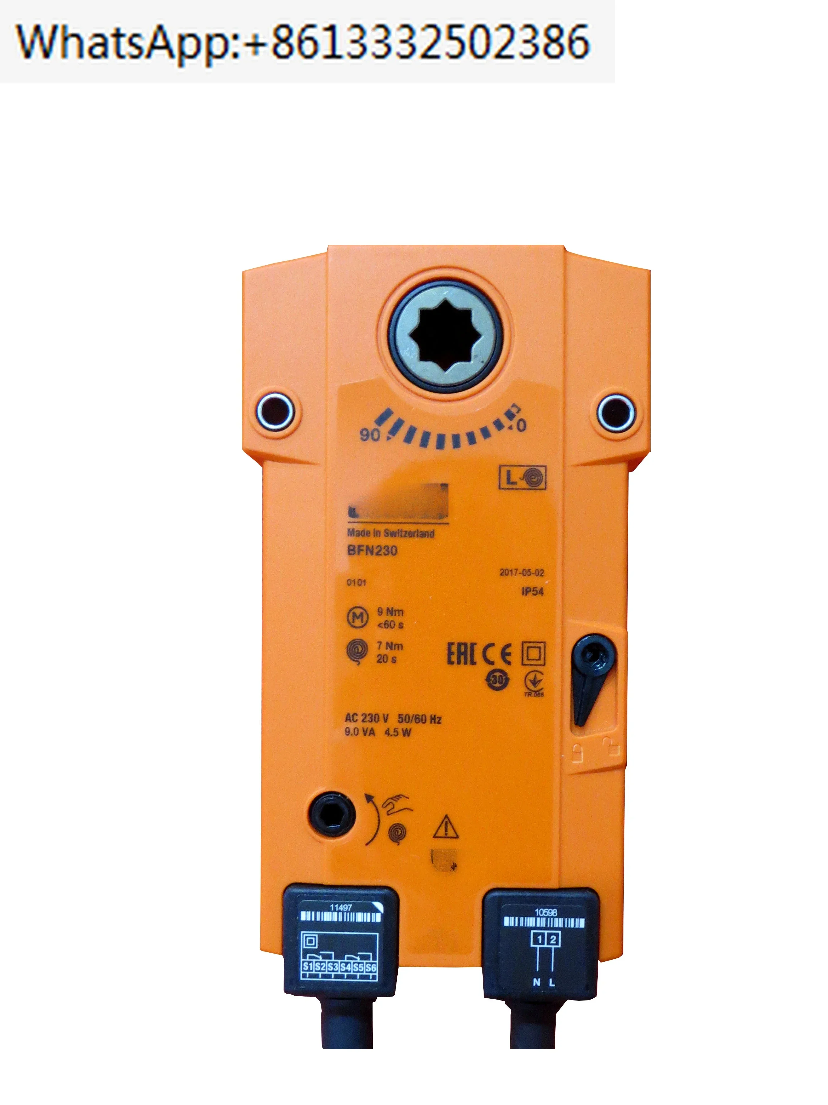 

BF BFL BFN BFG24/230 self resetting fire and smoke exhaust type air door damper actuator