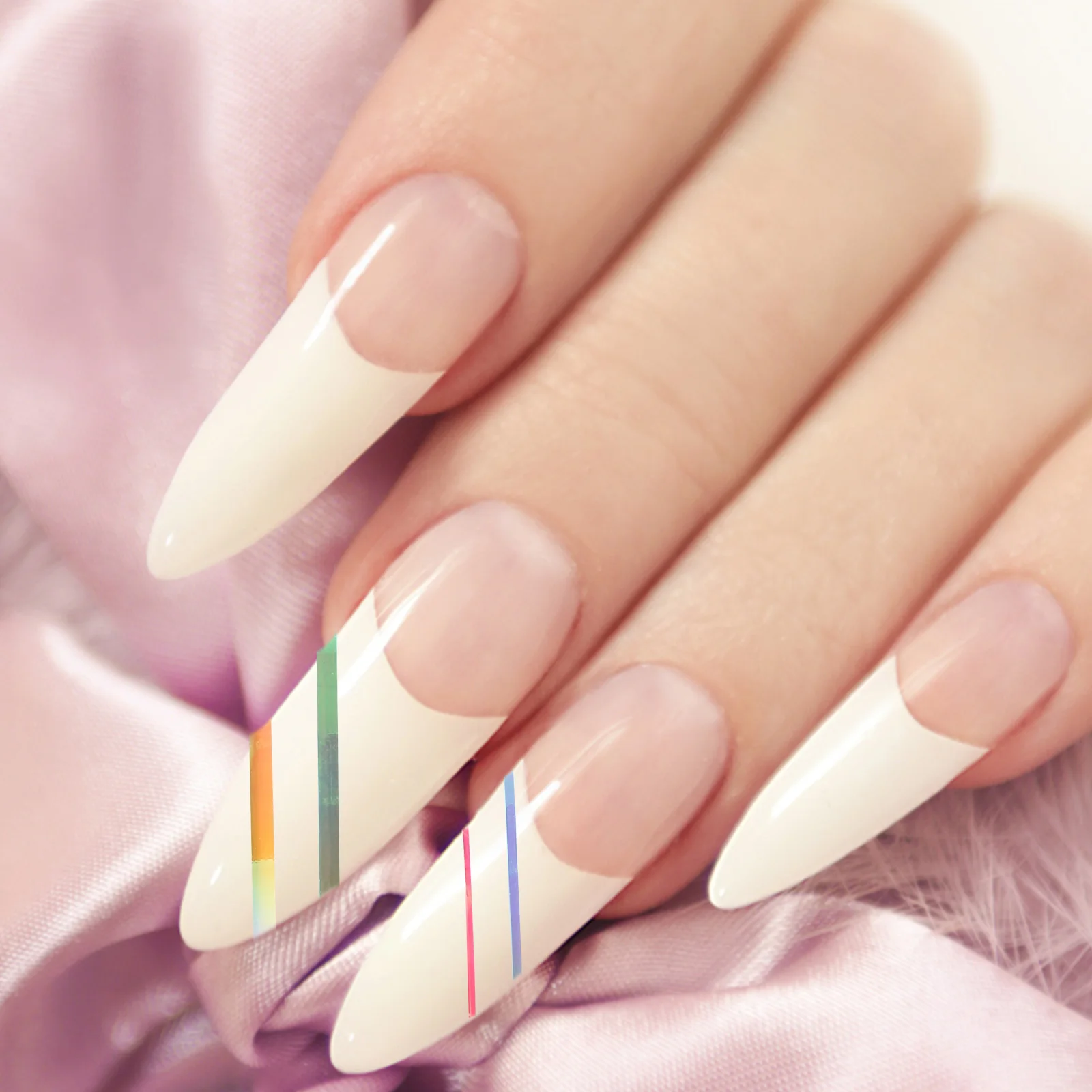 

DIY Nail Art Striping Tapes 18 Rolls Colored Sticker Decals for Festival Party Home Salon Use Nail Art Tape Manicure Accessory