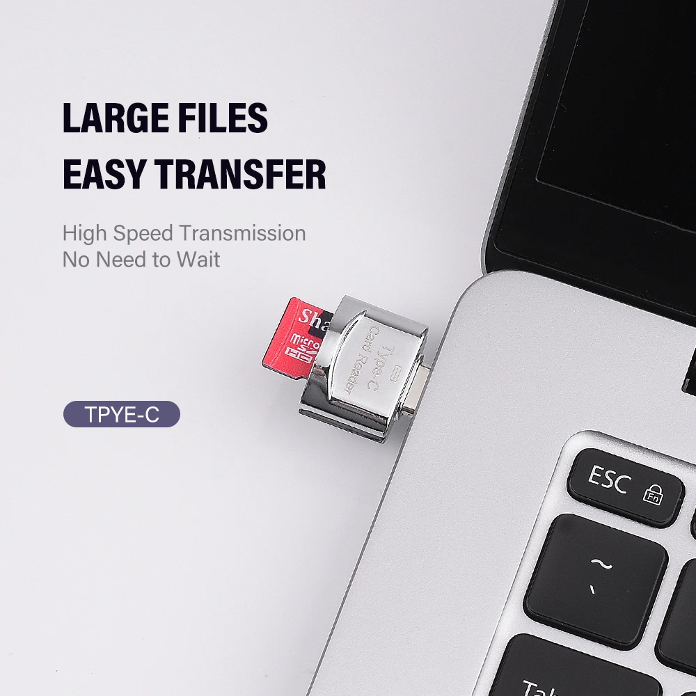 

Адаптер Tipo C A Micro-TFsd Lector De Tarjetas De Memoria Inteligente OTG Para Samsung Адаптер Micro USB A Micro-TF Sd Para