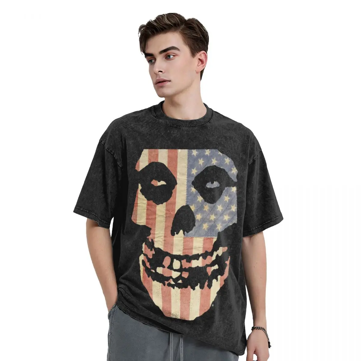 

Misfits T-Shirt anime figures shirts graphic mens cotton t shirts