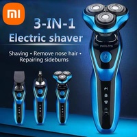 Xiaomi Electric Shaver Rotary Razor Beard Trimmer Waterproof Rechargeable Portable Hair Cutting Shaving Machine Clipper For Men