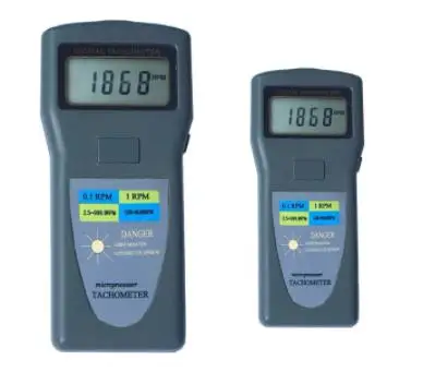 DT2857 New Digital Tachometer Non-Contact Laser Photo Tachometer Surface Speed Tester Auto Meter